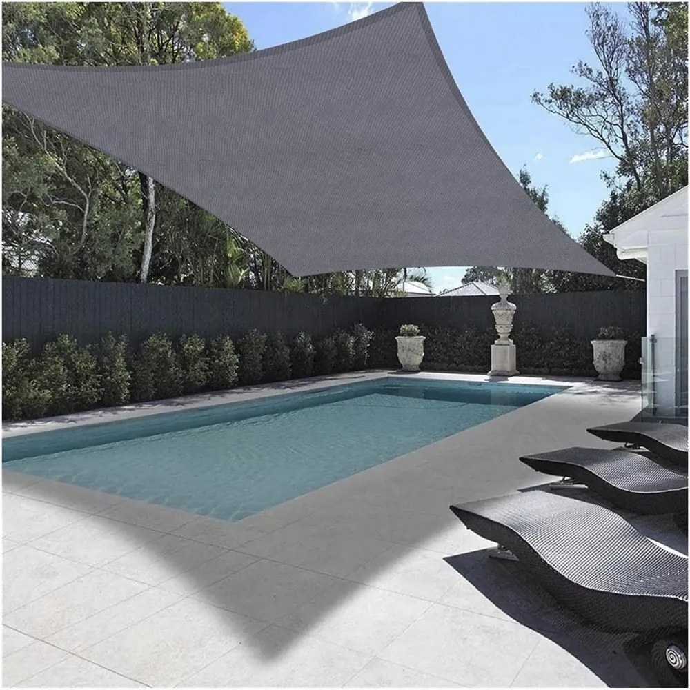 Prelata patrata pentru umbra SHADOW 5 x 5 m, gri inchis