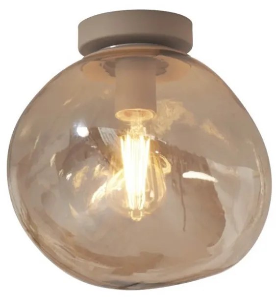 Plafoniera moderna design decorativ Helsinki boulder amber