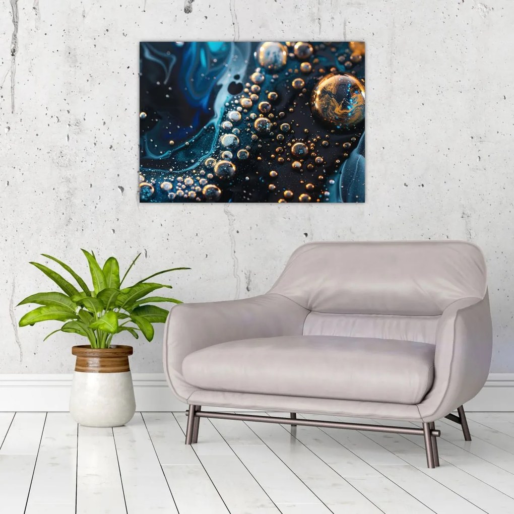 Tablou - Picături de cerneală (70x50 cm)