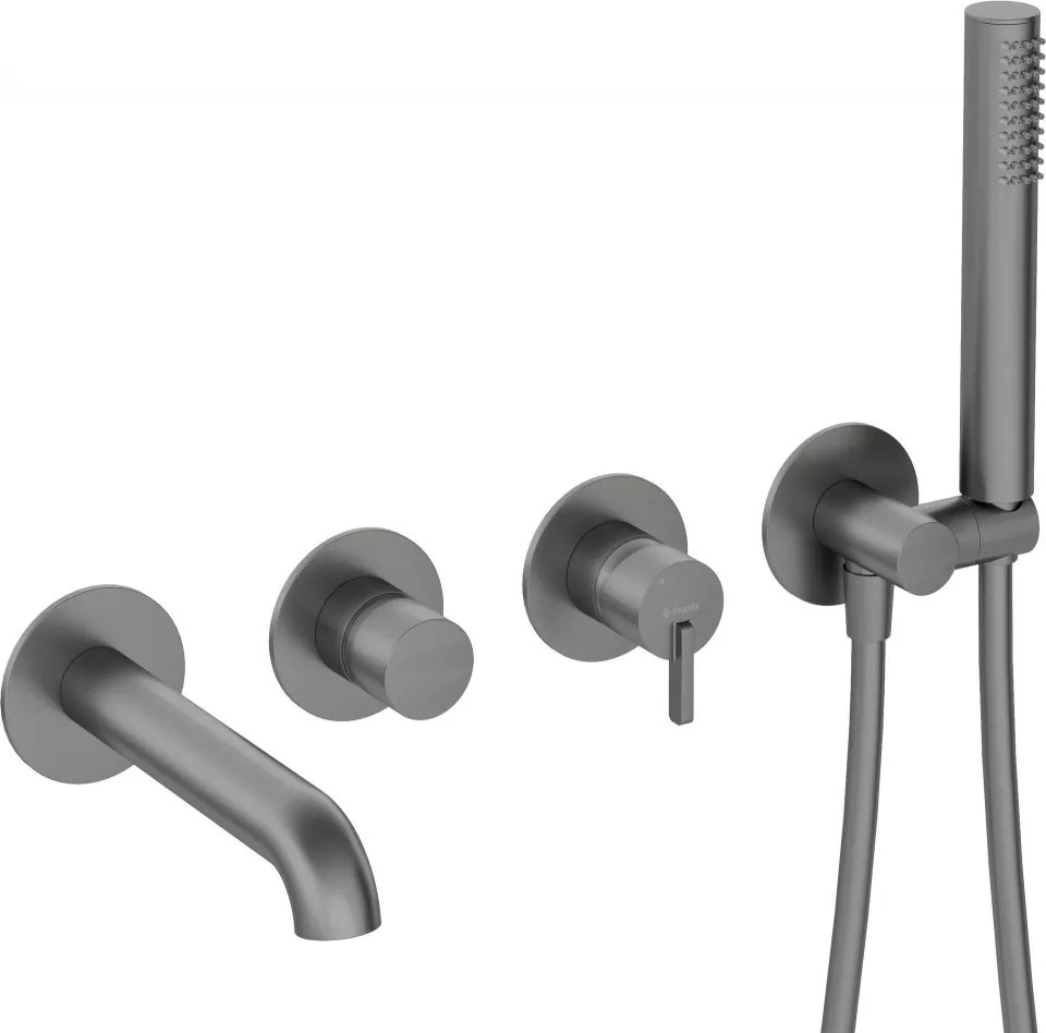 SILIA Baterie de cada cu 4 orificii finisaj titan BQS_D18P