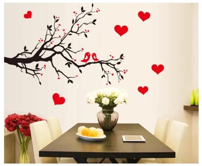 Autocolant de perete "Copacul iubirii" 60x85 cm