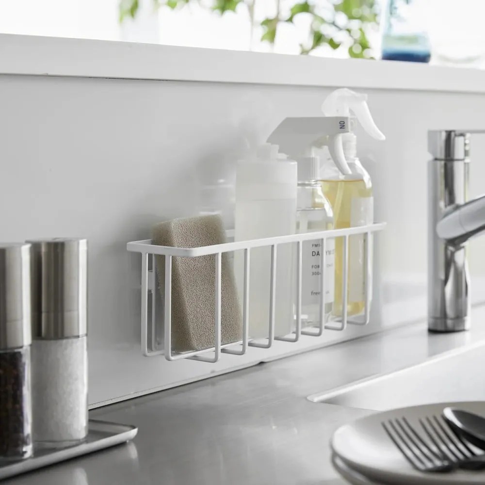 Suport pentru accesorii de spălat alb autoadeziv din metal Film Hook – YAMAZAKI