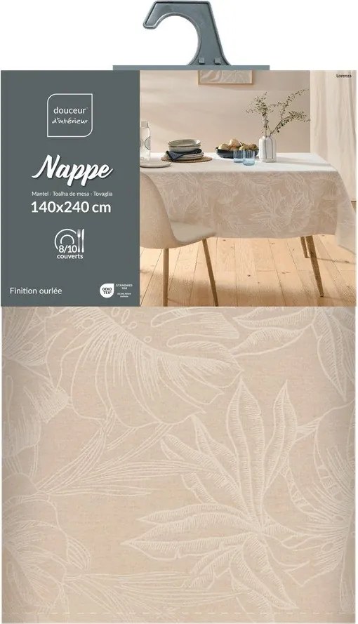 Față de masă potrivit pentru spălare automată 140x240 cm Lorenza – douceur d'intérieur