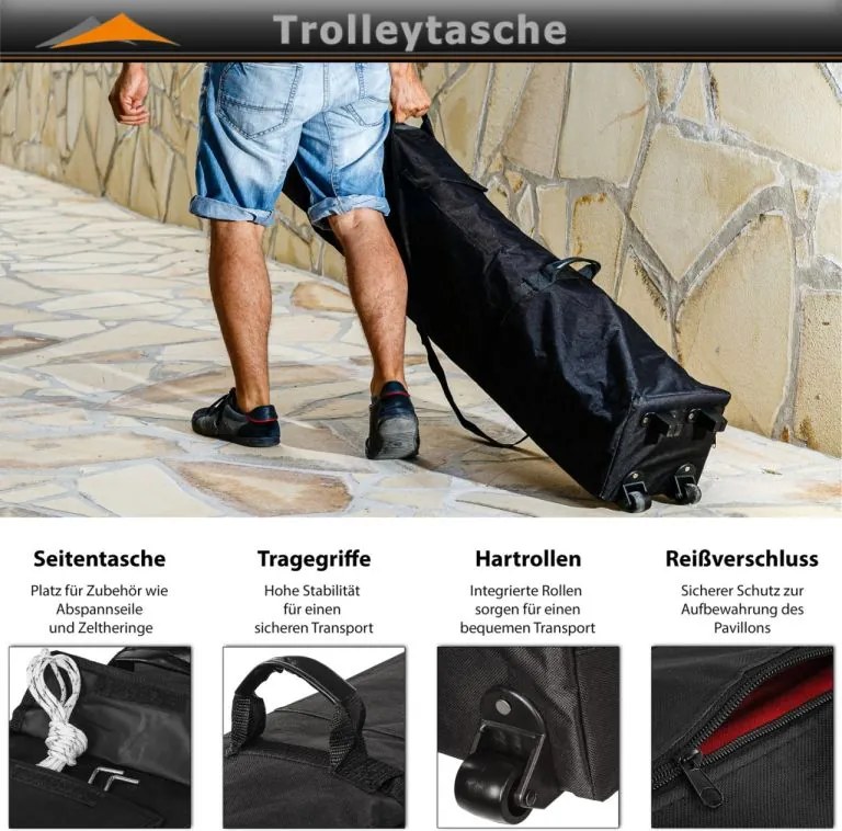 INSTENT PRO Cort de grădină  3 x 3 m, alb + 2 pereți lateral