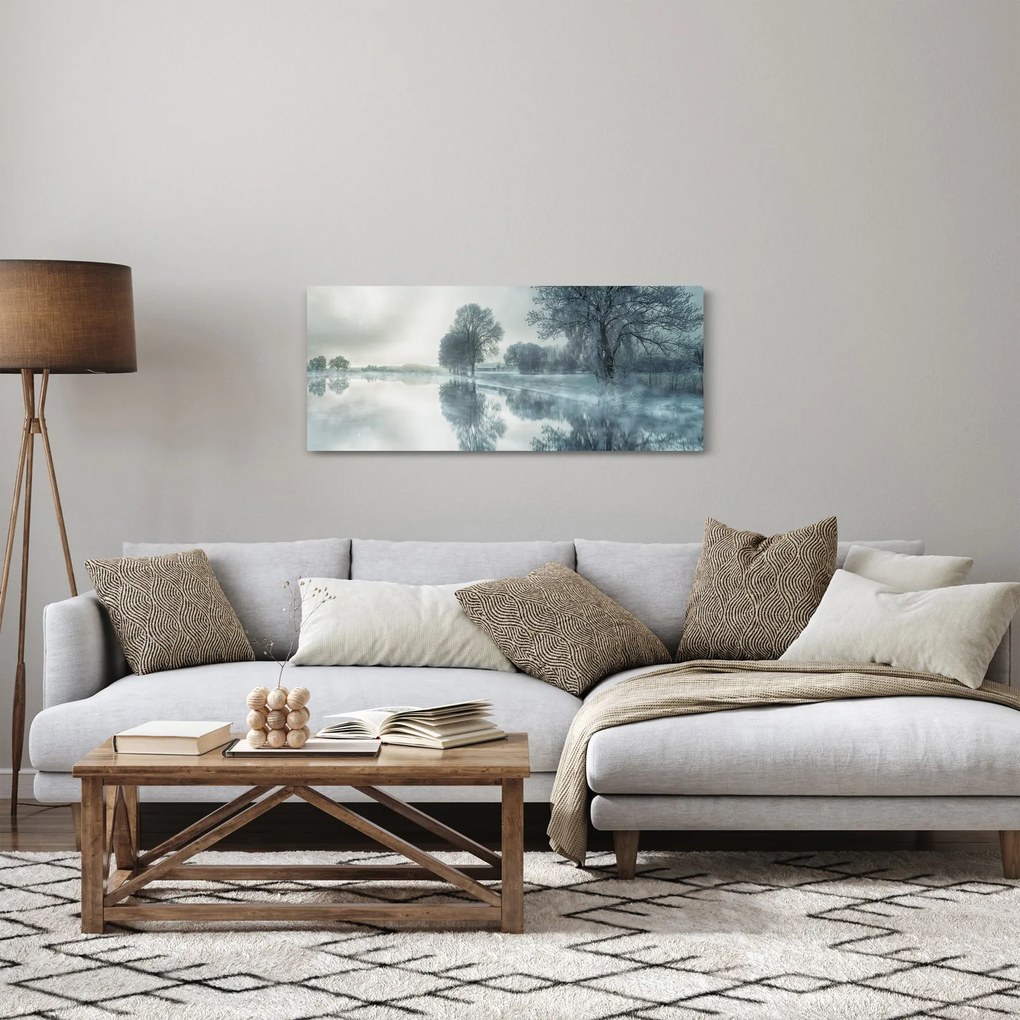 Tablou cu natura iarna (120x50 cm)