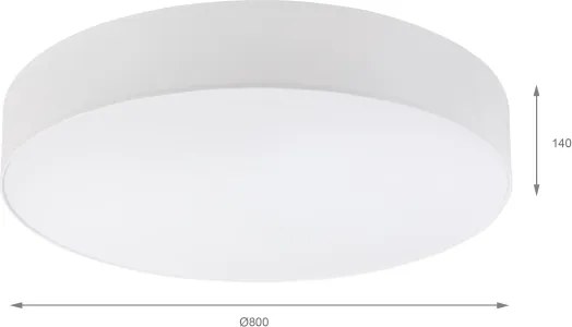 Brilagi - Plafonieră LED SIRIJA 6xE27/60W/230V Ø 80 cm, alb