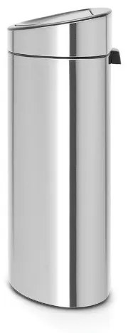 Coș de gunoi Brabantia Touch Bin New Recycle 23+10L, oțel mat rezistent la amprentă 650527