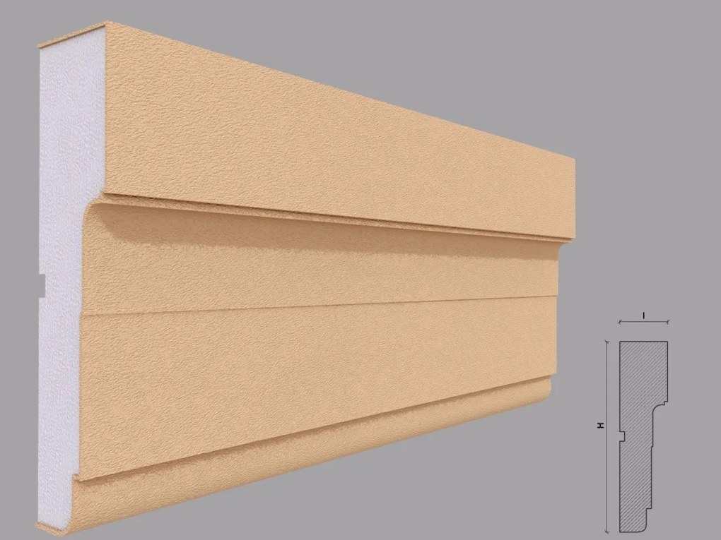 Ancadrament fereastra exterior FP122 dimensiuni 200x50x2000mm
