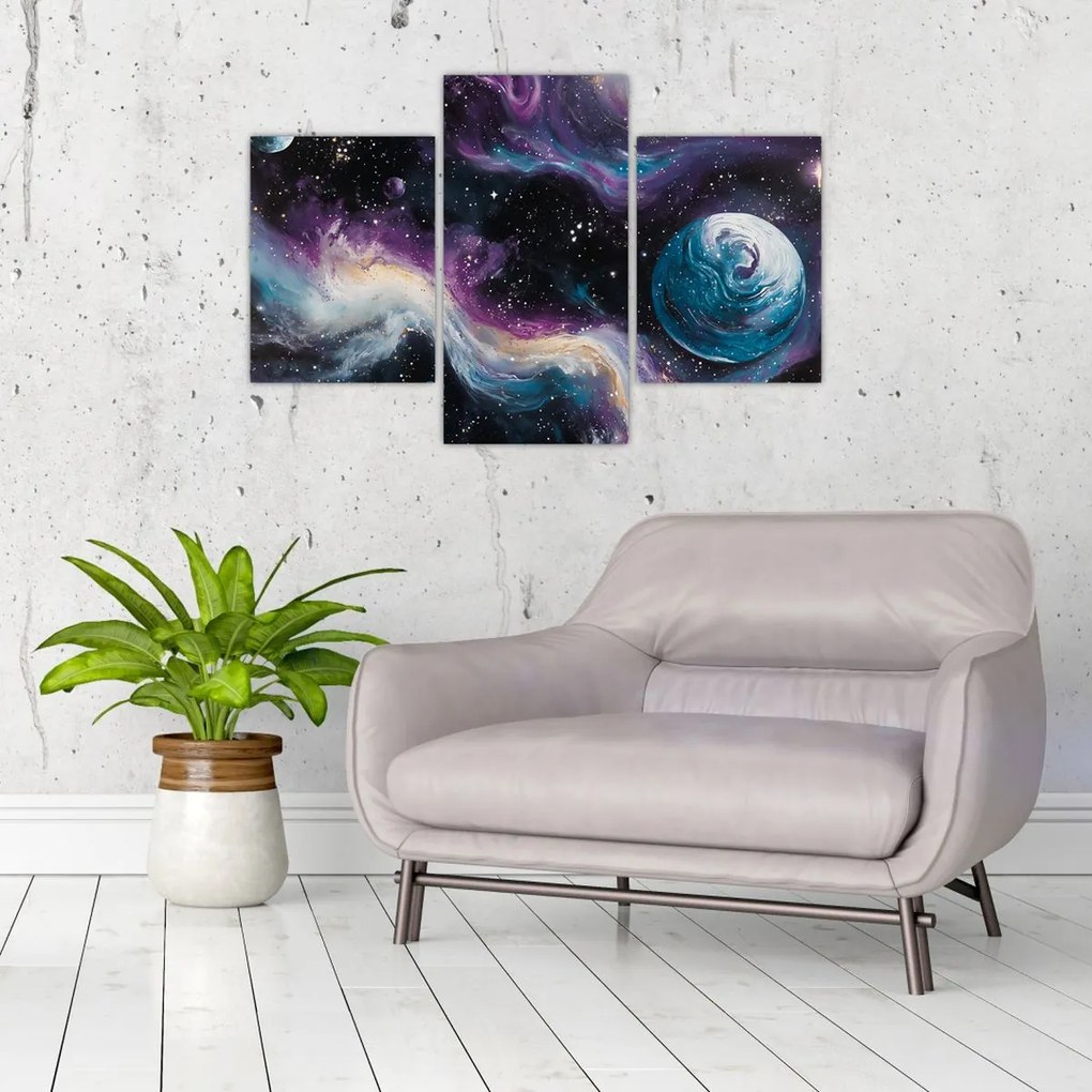 Tablou - Univers pictat (90x60 cm)