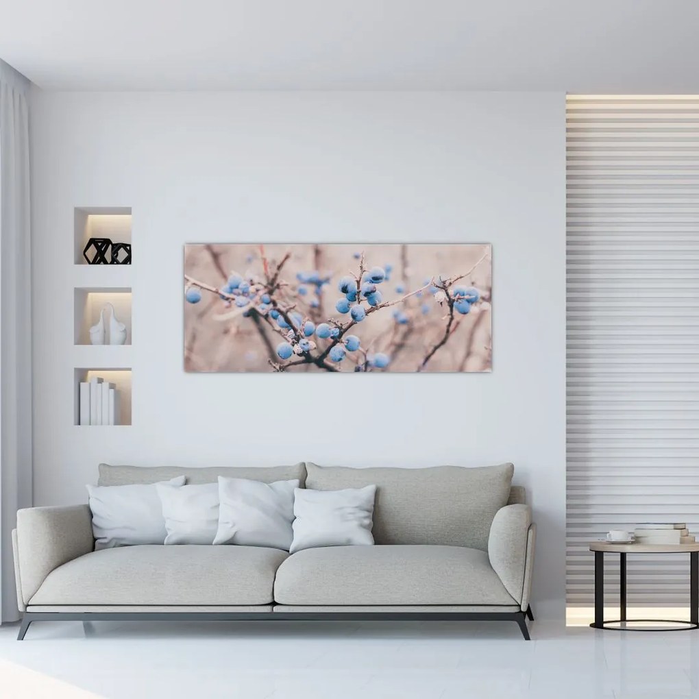 Tablou cu fructe pe tufiș (120x50 cm)