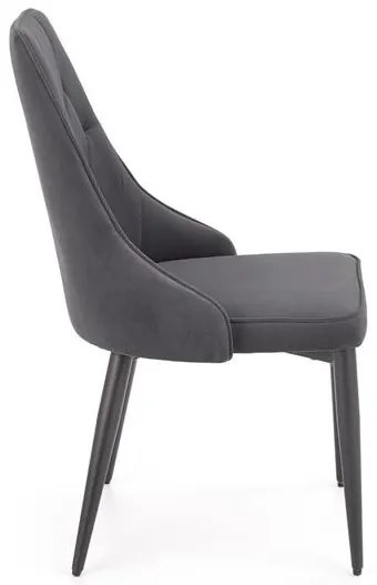 Scaun K365 velvet gri