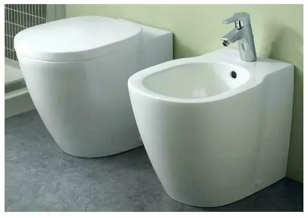 Vas wc pe pardoseala BTW Ideal Standard Connect Aquablade pentru rezervor ingropat