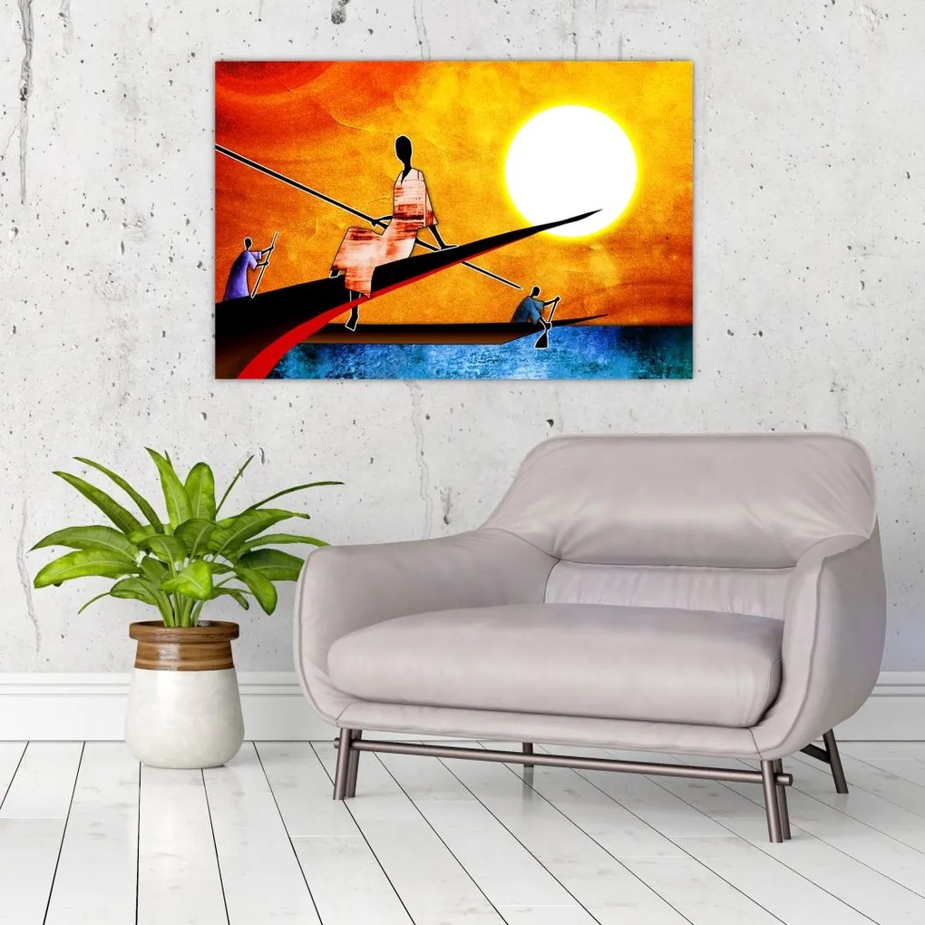 Tablou picturii epochale străveche (90x60 cm)