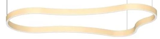 Lustră LED pe cablu Ideal Lux WAVES LED/45W/230V CRI 90 alamă