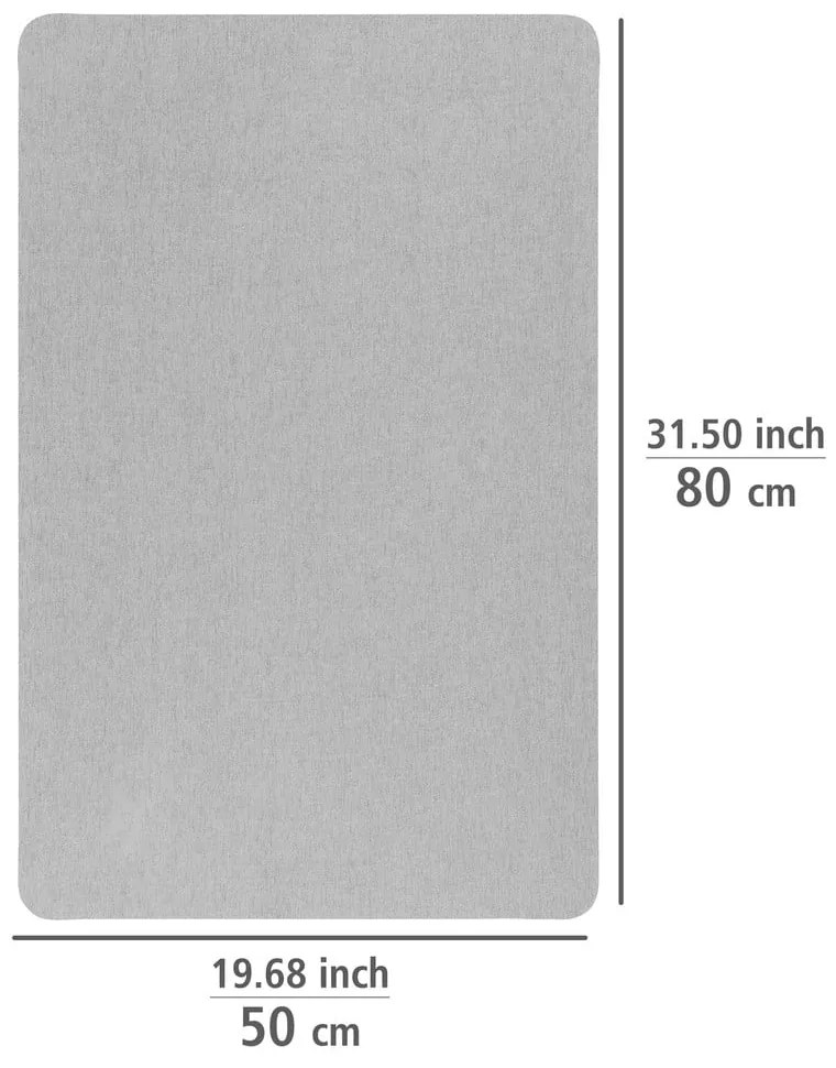Covoraș de baie gri 50x80 cm – Wenko