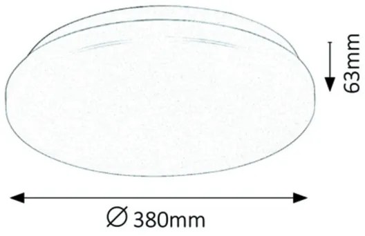 Rabalux 3339 - Plafonieră LED ROB LED/32W/230V