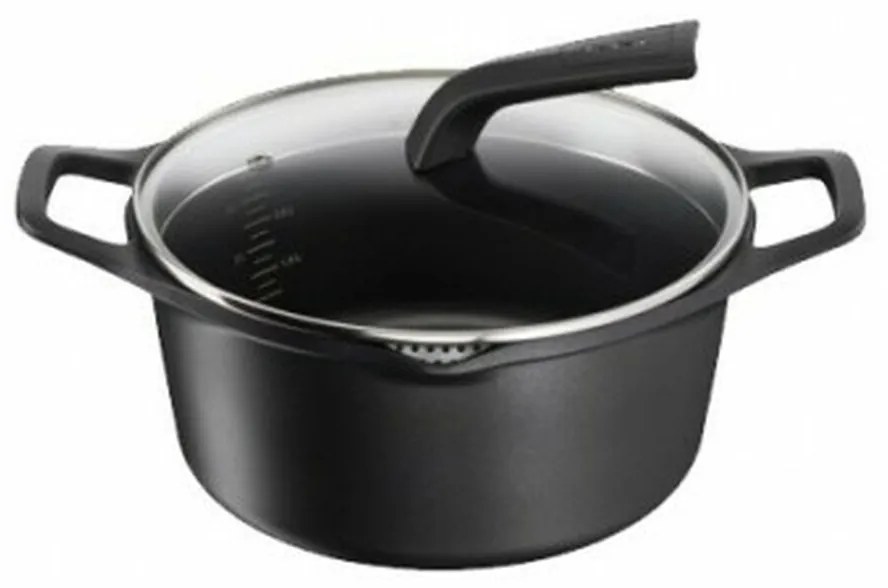 Caserolă cu capac tefal robusto e24944