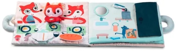 Carte textilă Bună dimineața, vulpe Alice Lilliputiens