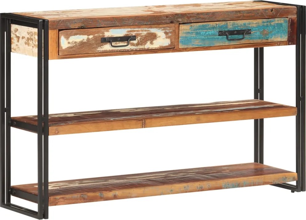 vidaXL Servantă, 120 x 30 x 75 cm, lemn masiv reciclat