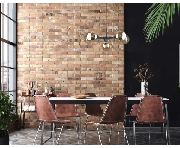 Lustră pe cablu KALIOPE II 6xE14/50W/230V negru/bej fumuriu