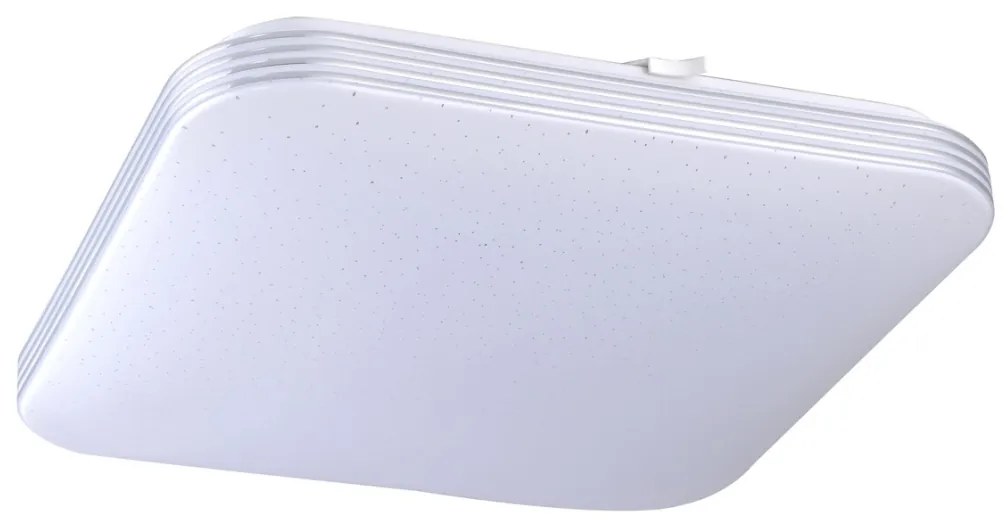 Plafoniera LED moderna Oscar 53cm alb/crom