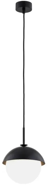 Lustră pe cablu CAPPELLO 1xE27/15W/230V negru Argon 8295