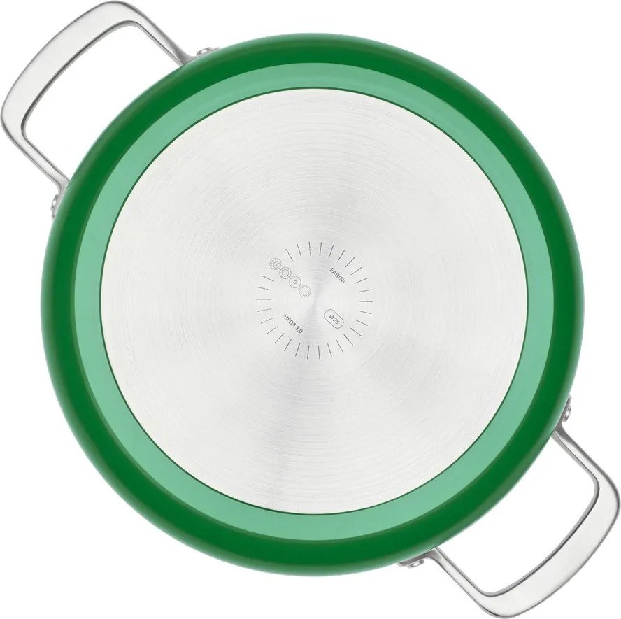 Tigaie cu capac/cu suprafață ceramică ø 28 cm tegame Meda 3.0 – FABINI