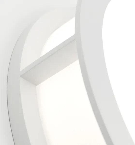 Orion - Corp de iluminat exterior HENRY, 2x E27/15W/230V, Ø 30 cm, IP44, alb