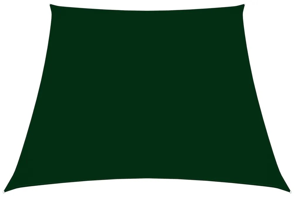 Parasolar, verde inchis, 3 5x4 m, tesatura oxford, trapez