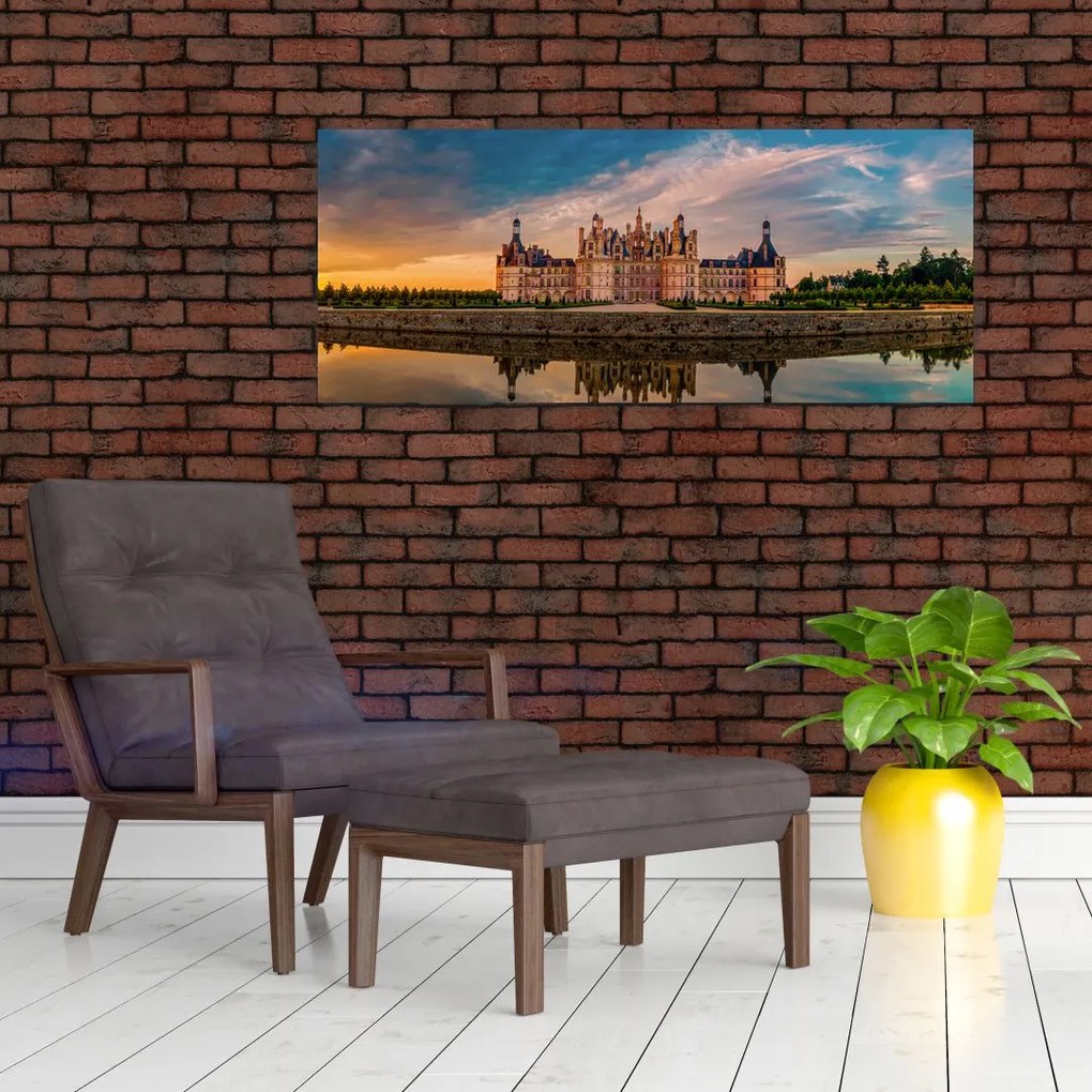 Tablou cu castel (120x50 cm)