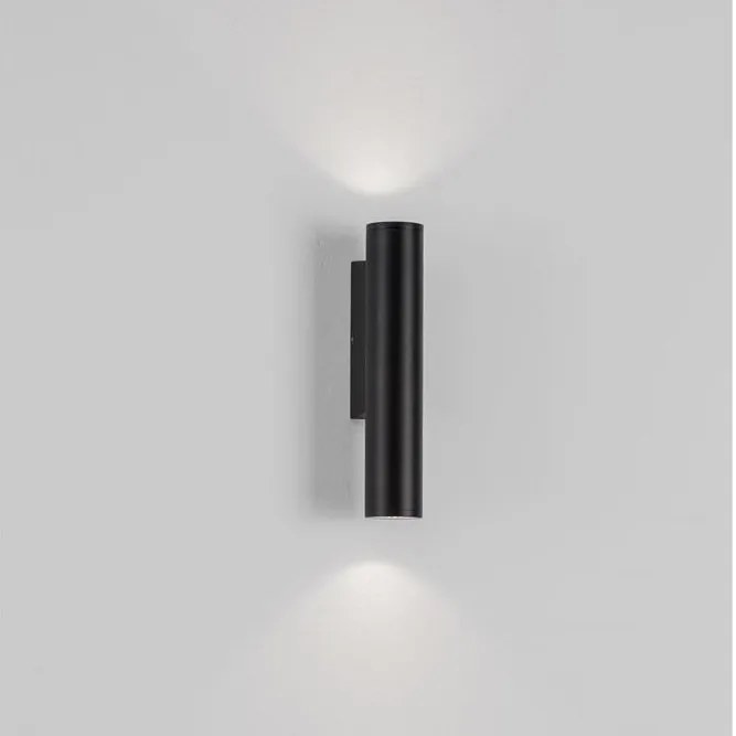 Aplica exterior cu iluminat sus si jos LED 2700K IP65 TORRIN antracit