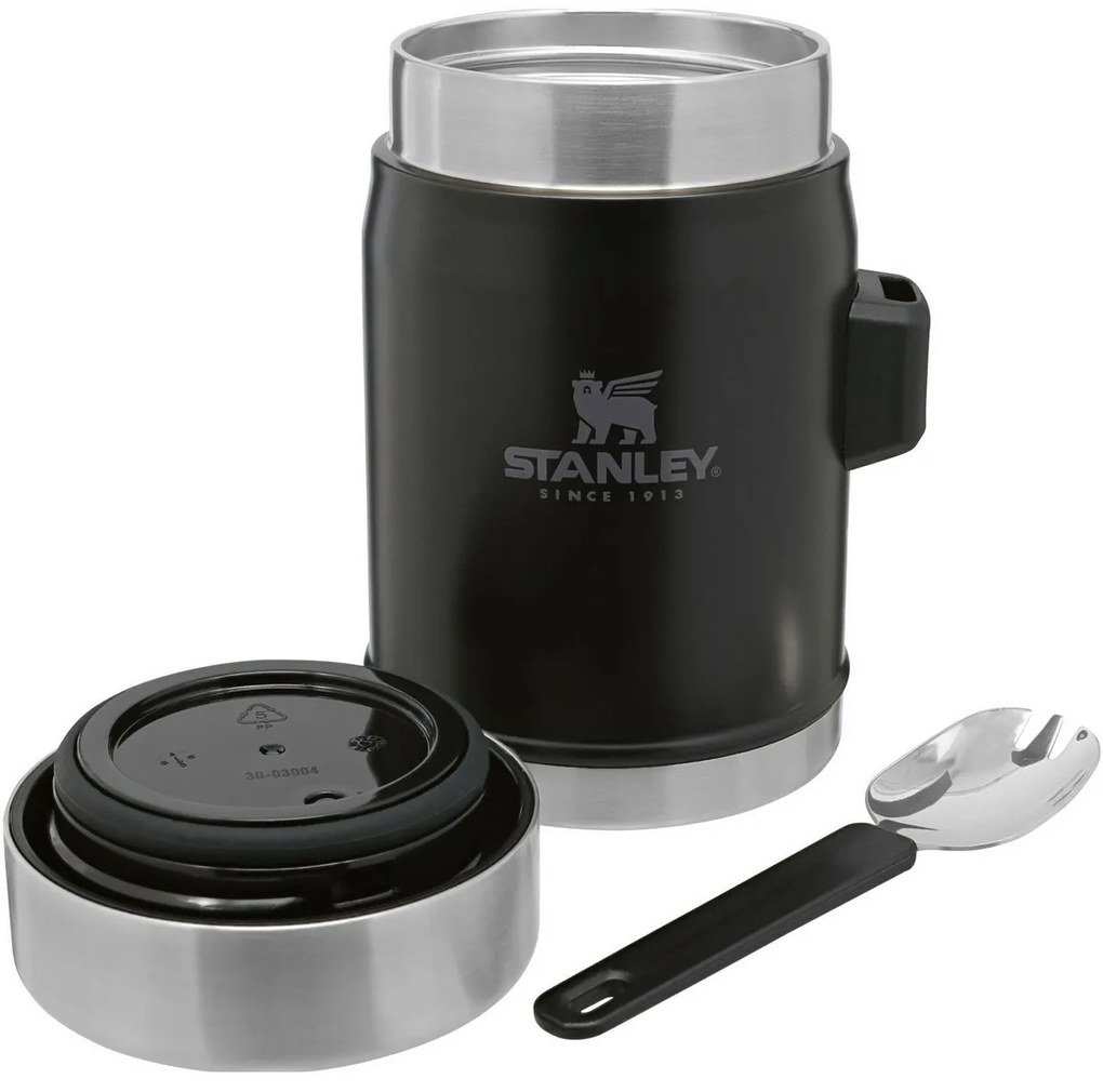 STANLEY termos pentru mâncare 400 ml culingură/furculiță, negru mat