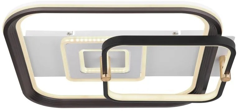 Plafoniera LED cu telecomanda design modern Ani alb 48W