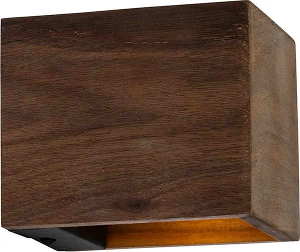 Lampă de perete inteligentă din lemn de nuc cu Wi-Fi G9 - Transfer