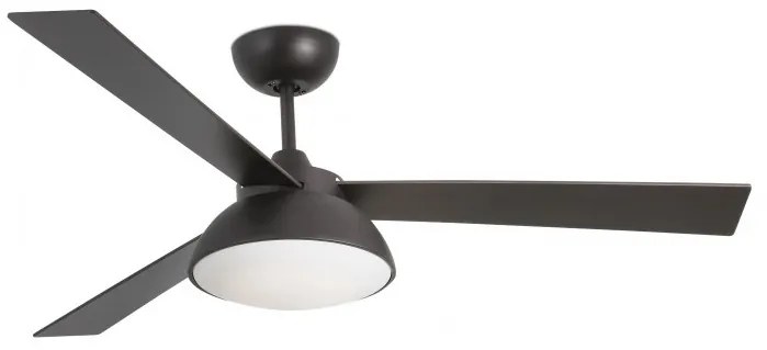 Lustra LED cu Ventilator si telecomanda design modern RODAS maro