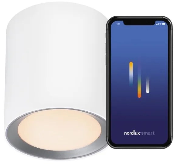 Spot aplicat LED CCT, IP44 Landon 14 Smart White