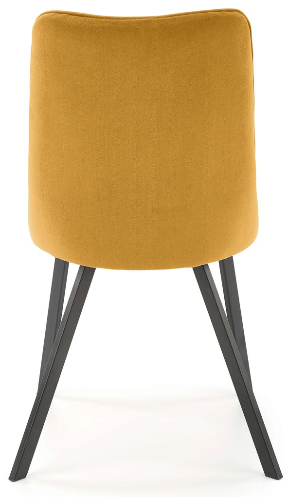 Scaun de sufragerie Krazlard (muștar). Promo -7%. 1039686