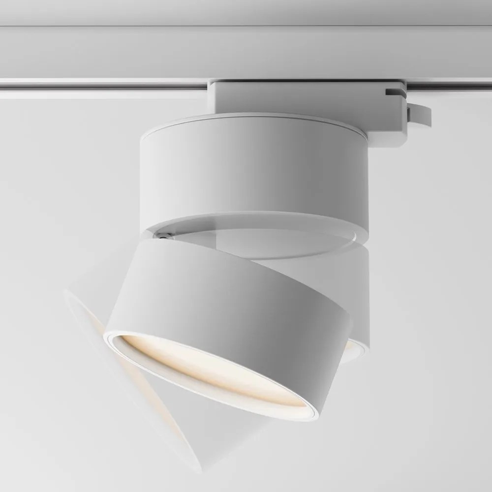 Spot LED, accesoriu pentru sinele monofazate Unity, ONDA 2700K alb