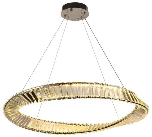 Lustră LED de cristal dimabilă pe cablu LED/50W/230V + telecomandă