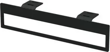 Suport prosop negru mat Oristo Uni 45 cm