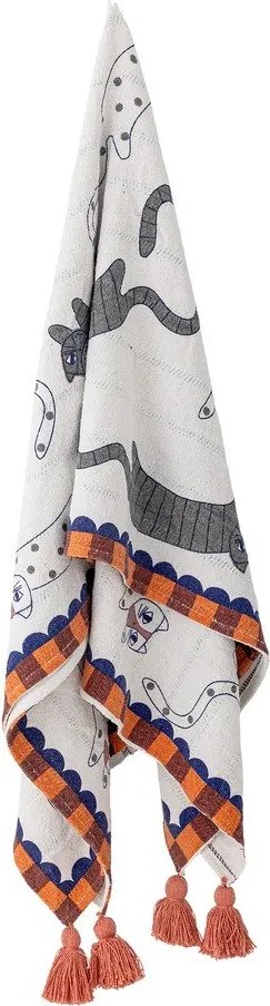 Pătură din amestec de bumbac 130x155 cm Missy – Bloomingville