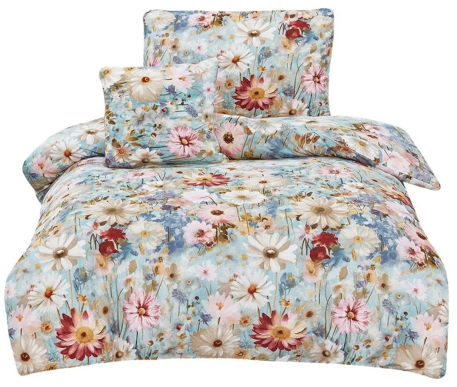 Lenjerie de pat din microsatin pentru pat de o persoană cu 3 piese 140x200 cm Rachel – My House