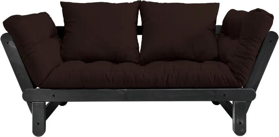 Canapea extensibilă Karup Design Beat Black/Brown