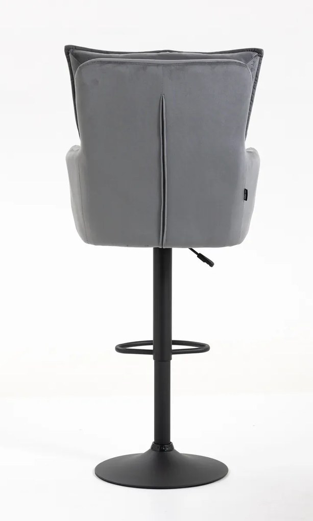 HR250W Scaun Catifea Grafit Bază Neagră