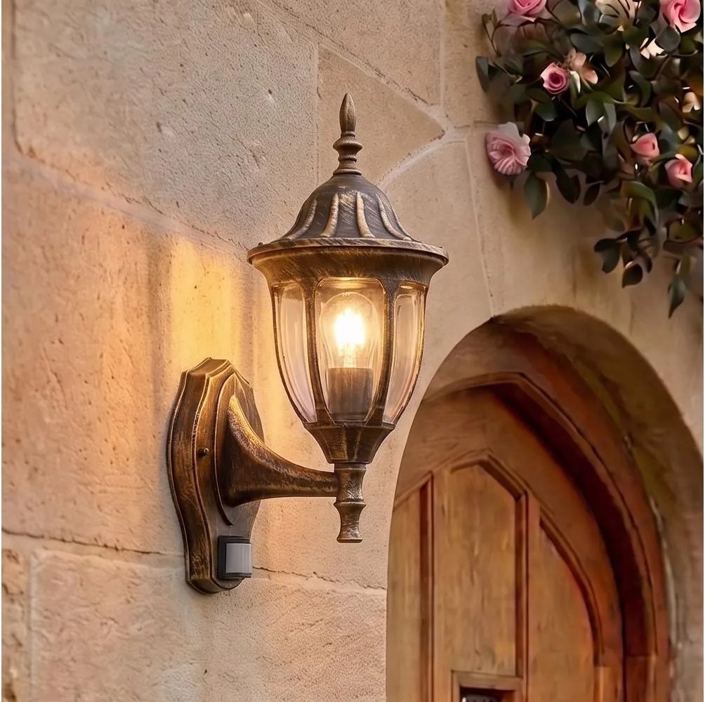 Rabalux 8370 - Corp de iluminat exterior cu senzor MILANO 1xE27/60W/230V IP43