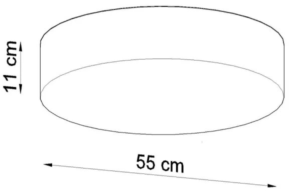 Plafonieră ARENA 4xE27/60W/230V albă