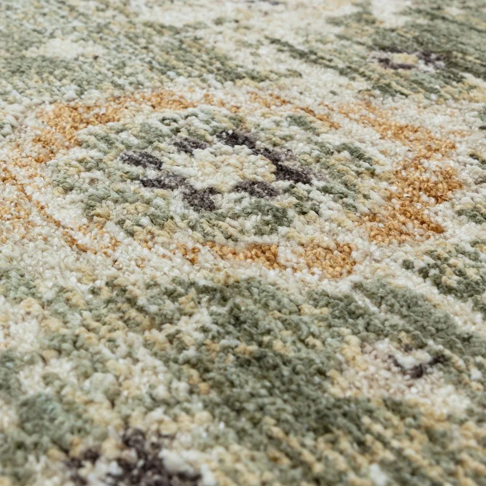 Covor tip traversă verde-bej țesut manual 67x240 cm Heriz Ornate – Asiatic Carpets