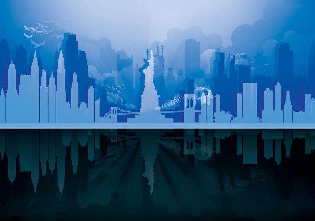 Fototapet - New York -reflexii (254x184 cm)