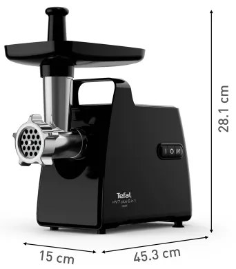 Mașină de tocat carne 6 în 1 Tefal 2000W/230V negru