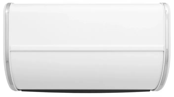 Cutie pentru paine Brabantia Roll Top 1003250, 16 L, 44.5x26 cm, Constructie usoars si robusta, Alb/Inox